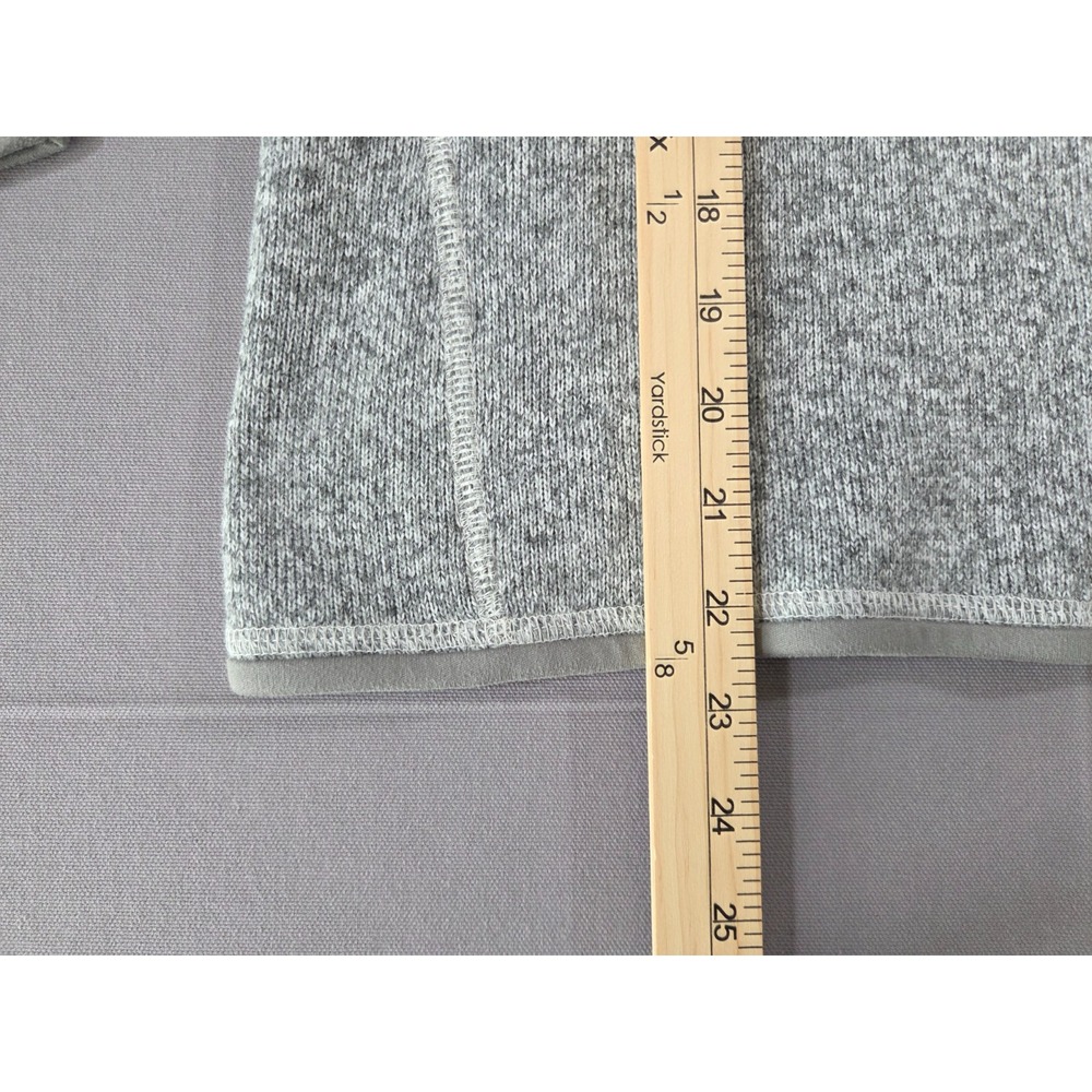 Patagonia Sweatshirt Youth Extra Large 14 Heather Gray Outdoor Fleece Sweater - Picture 5 of 6